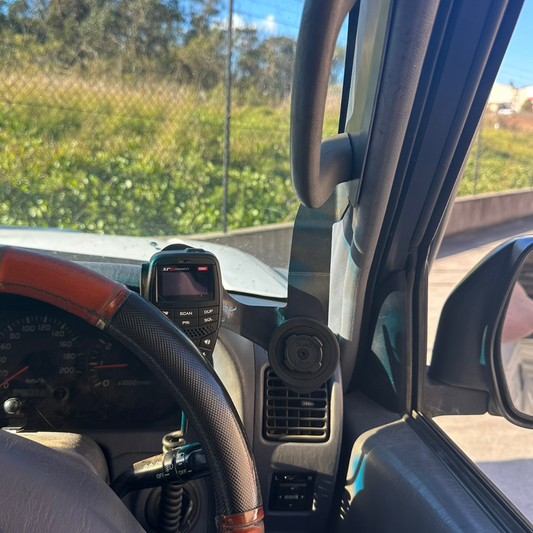 Toyota Land Cruiser 90 Series Phone and UHF Mount