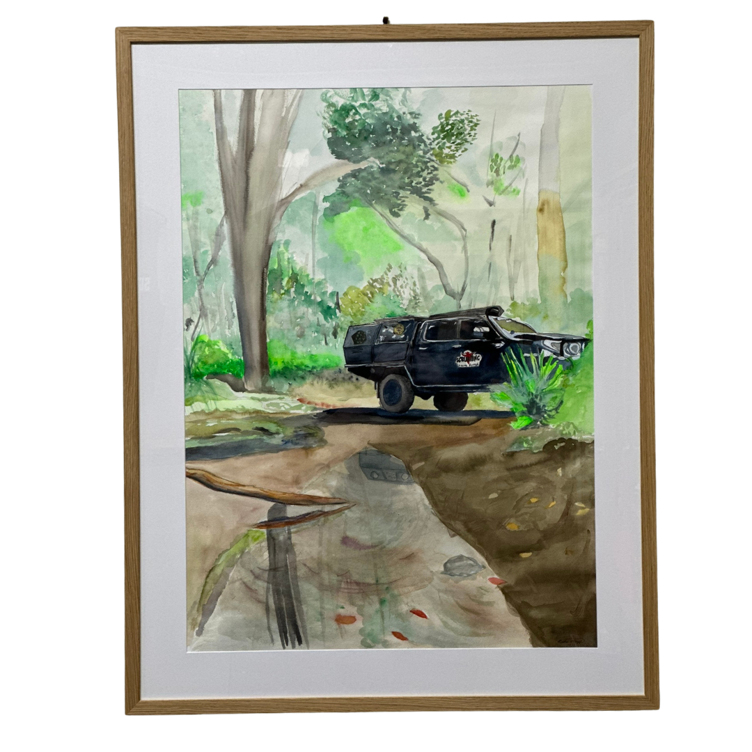 Scrub King Bush Trail Original Painting