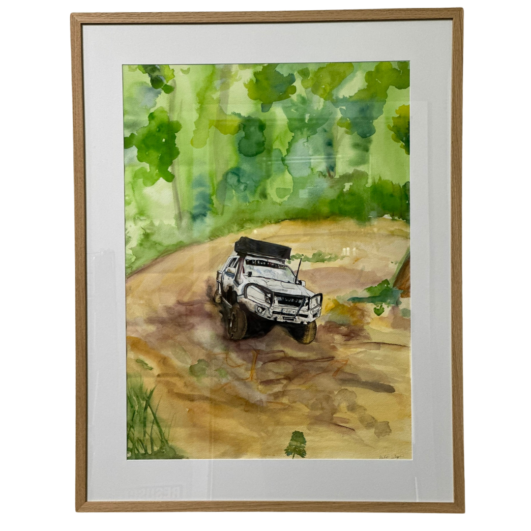 Scrub King Mud Trails Original Painting