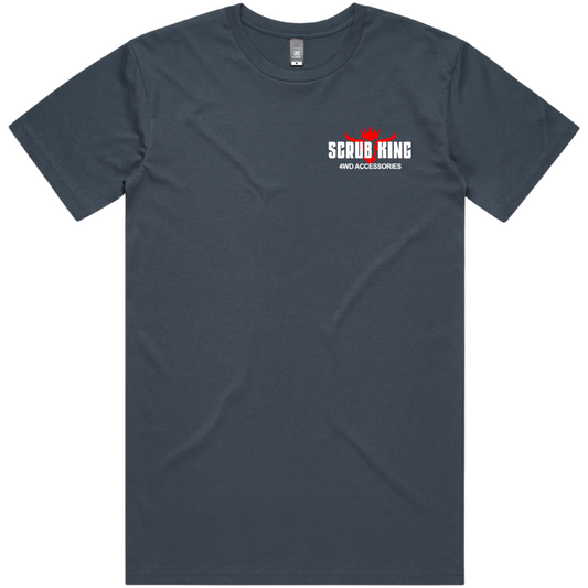 Scrub King Logo Petrol Blue T-Shirt