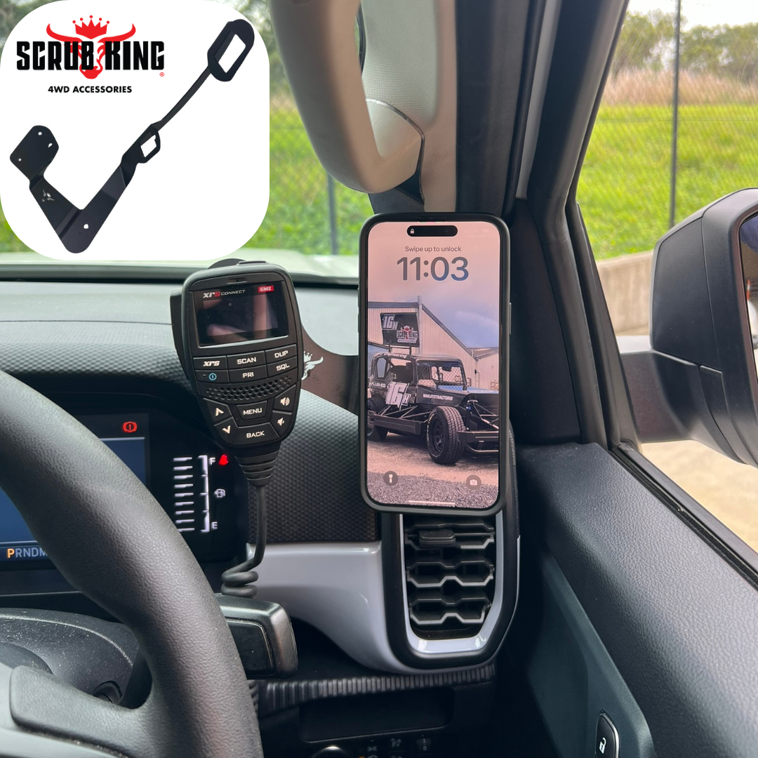 2022-2025 Ford RA Ranger Phone and UHF Mount - (LHD)