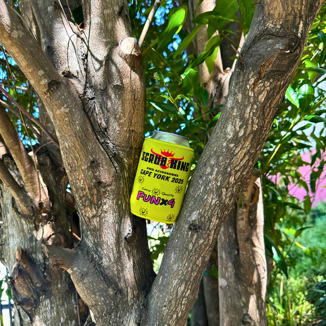 Scrub King Camp Quality Stubby Cooler / 100% of proceeds go to Camp Quality