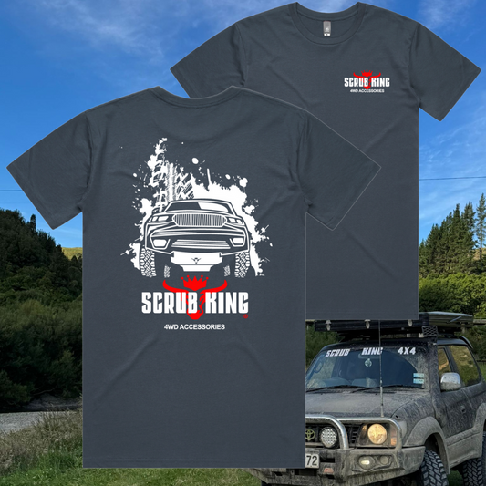 Scrub King Logo Petrol Blue T-Shirt