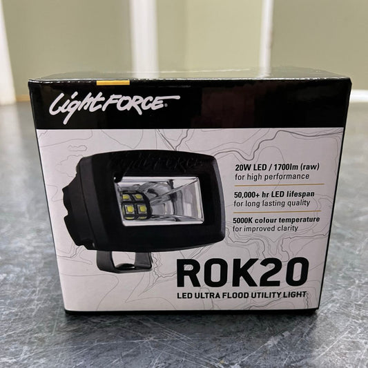 Lightforce ROK20 Ultra Flood Utility Light Pair